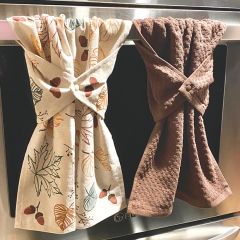 Leaves Of Fall Cotton Kitchen Towel Set of 2