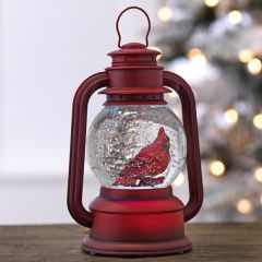 LED Cardinal Lantern Globe