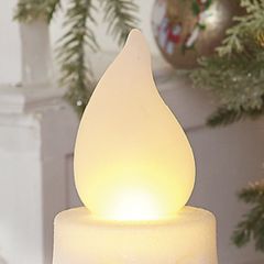 LED Holiday Flame Shaped Bulb