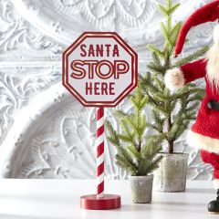 LED Santa Stop Here Arrow Sign Replacement