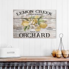 Lemon Creek Orchard Canvas Wall Art