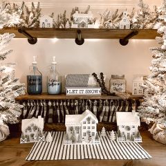 Light Up Snowy White Village Collection