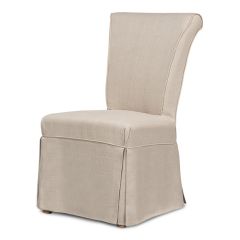 Linen Corset Skirted Dining Chair