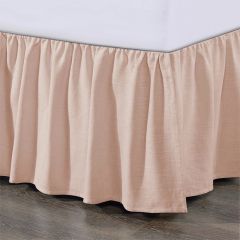 Linen Ruffled Bed Skirt
