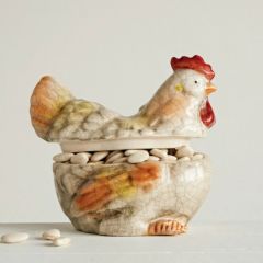 Little Red Hen Kitchen Canister