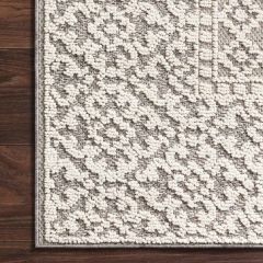 Loloi Cole Collection Grey/Ivory Area Rug