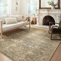 Loloi II Margot Collection Antique Sage Printed Area Rug