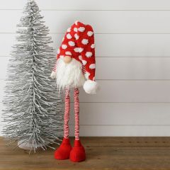 Long Legged Gnome With Polka Dot Hat