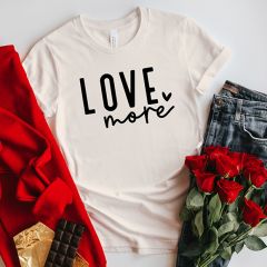 Love More Tee Natural