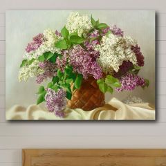 Lovely Lilac Canvas Wall Art