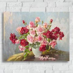 Lovely Roses Canvas Wall Art