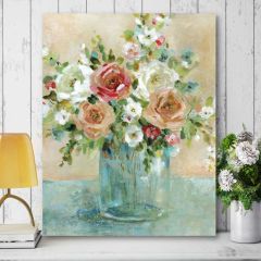 Lovely Vase Floral Wall Art