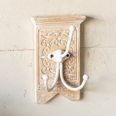 Lovely Wood And Metal Wall Hook