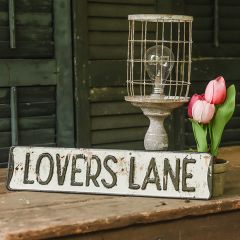 Lovers Lane Decorative Street Sign