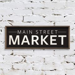 Main Street Market Farmhouse Wall Sign