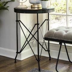 Marble Top Table With Metal Legs