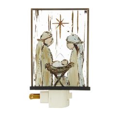 Mary Jesus and Joseph Night Light