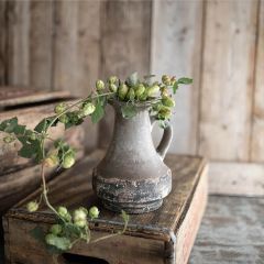 Matte Glaze Rustic Terracotta Jug Vase