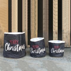 Merry Christmas Decorative Paper Storage Bags