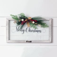 Merry Christmas Window Wall Decor