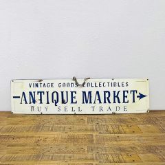 Metal Antique Market Wall Sign