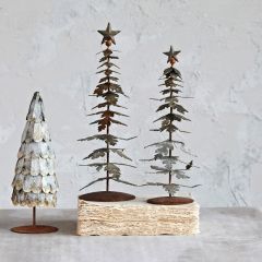 Metal Christmas Tree With Star