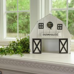Metal Farmhouse Decorative Birdhouse