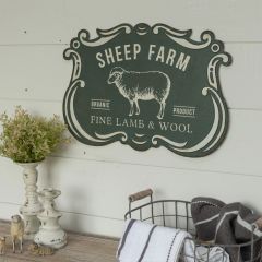 Metal Sheep Farm Sign