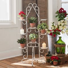 Metal Tiered Plant Or Candle Stand