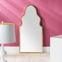 Metallic Finish Frame Mirror