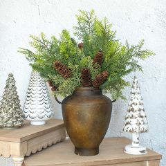 Mixed Faux Evergreen Floral Pick