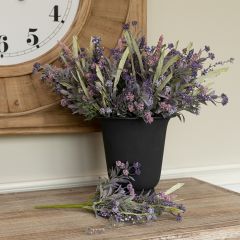 Mixed Faux Floral Lavender Pick