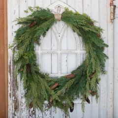 Mixed Pine and Fir Seed Wreath