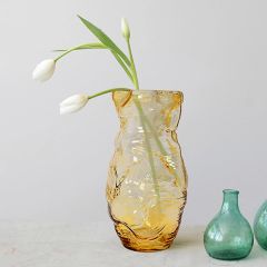 Modern Accents Amber Glass Vase
