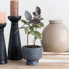 Modern Accents Footed Stoneware Planter