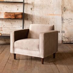 Modern Classics Velvet Upholstered Club Chair