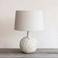 Modern Farmhouse Textured Stoneware Table Lamp