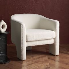 Modern Luxurious Round Back Accent Chair