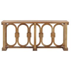 Modern Pine Wood Console Table