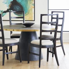 Modern Rustic Round Dining Table