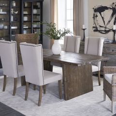 Monolithic Reclaimed Wood Dining Table