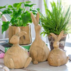 Natural Accents Bunny Figure
