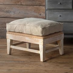 Natural Accents Cushioned Ottoman 