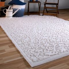 Nice And Neutral Textured Area Rug