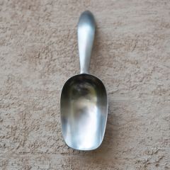 Nickel Finished Scoop Spoon