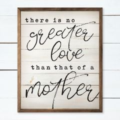 No Greater Love Framed Wall Sign