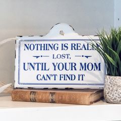 Nothing is Really Lost Metal Wall Plaque Set of 2