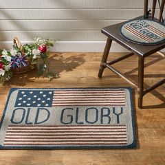 Old Glory Welcome Mat