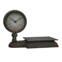 Old World Countertop Scale Clock