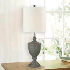 Old World Finish Tall Urn Table Lamp Set of 2